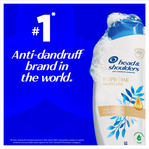 Head and Shoulders Anti Dandruff Supreme Moisture Shampoo Dry Hair 