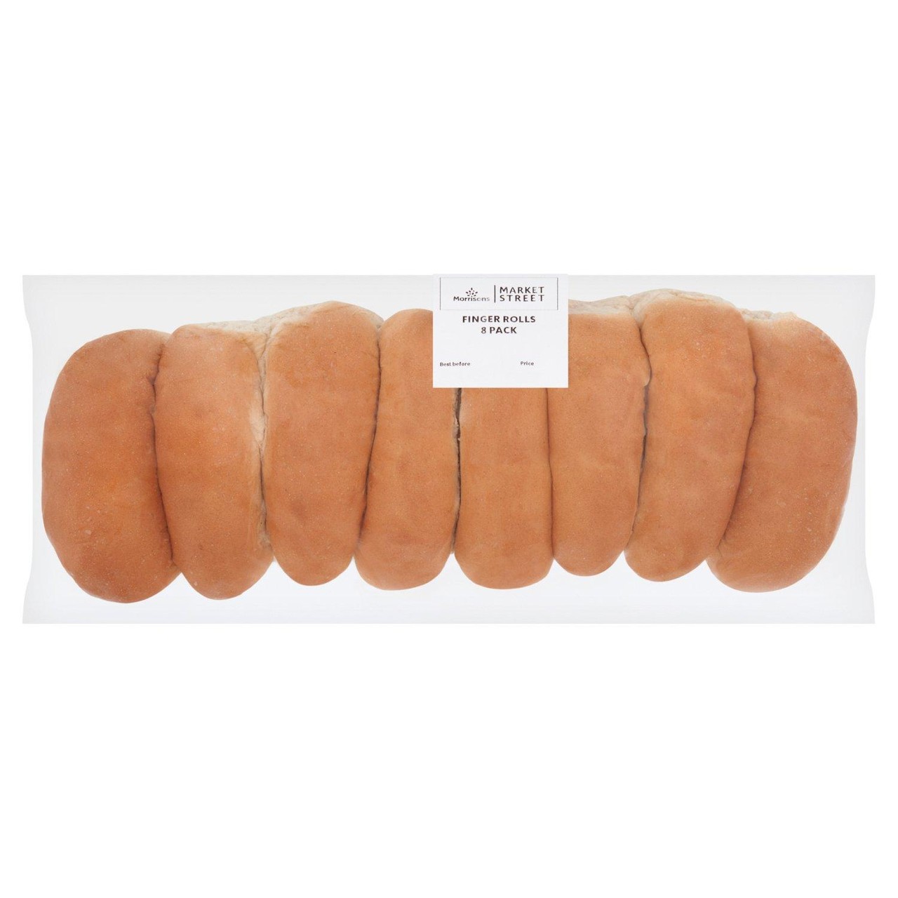 Morrisons White Finger Rolls
