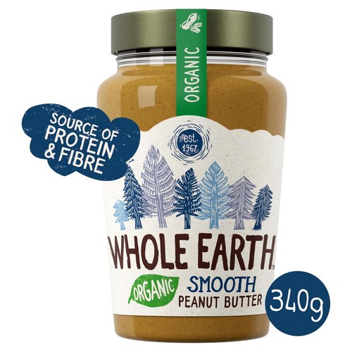 Whole Earth Smooth Organic Peanut Butter
