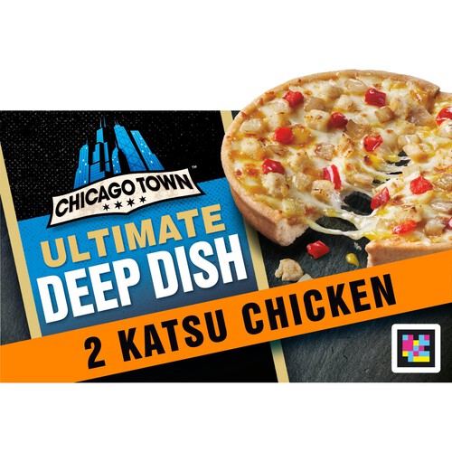 Chicago Town 2 Deep Dish Ultimate Katsu Chicken Curry Mini Pizzas