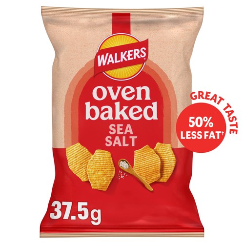 Walkers Baked Sea Salt Snacks Crisps 