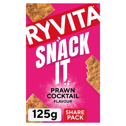 Ryvita Snack It Thins Prawn Cocktail Flavour