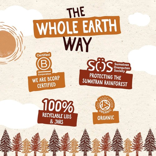 Whole Earth Smooth Peanut Butter   454g