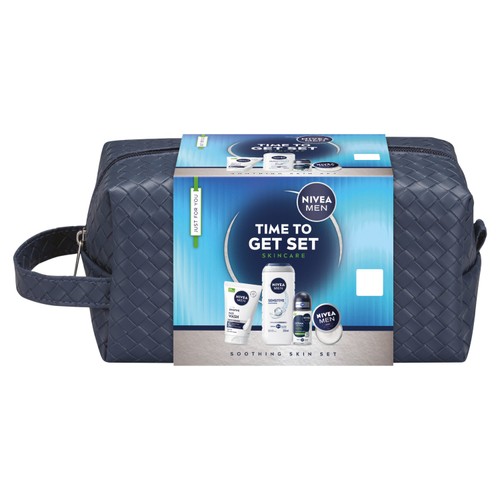 Nivea Men Time To Get Set Washbag Gift Bag