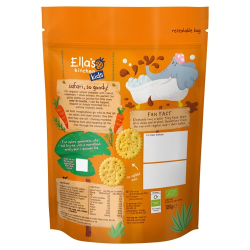 Ella's Kitchen Organic Carrot & Rosemary Cracker