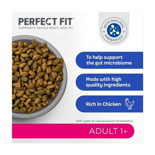 Perfect Fit Advanced Nutrition Adult Complete Dry Cat Food Chicken