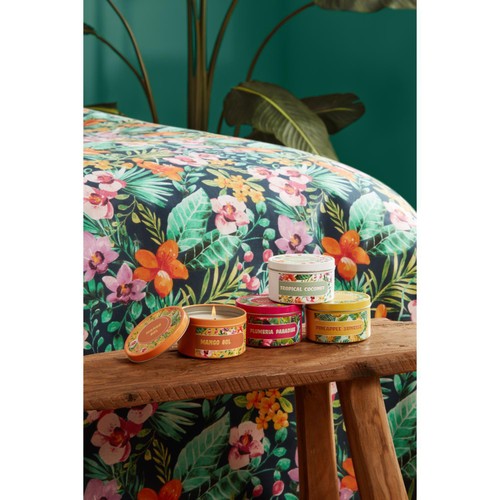 Nutmeg Home Mini Tin Candle Tropical Oasis