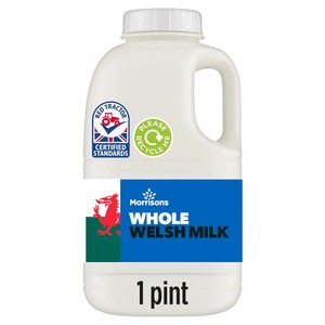 Morrisons Welsh Semi Skimmed Milk  1 Pint
