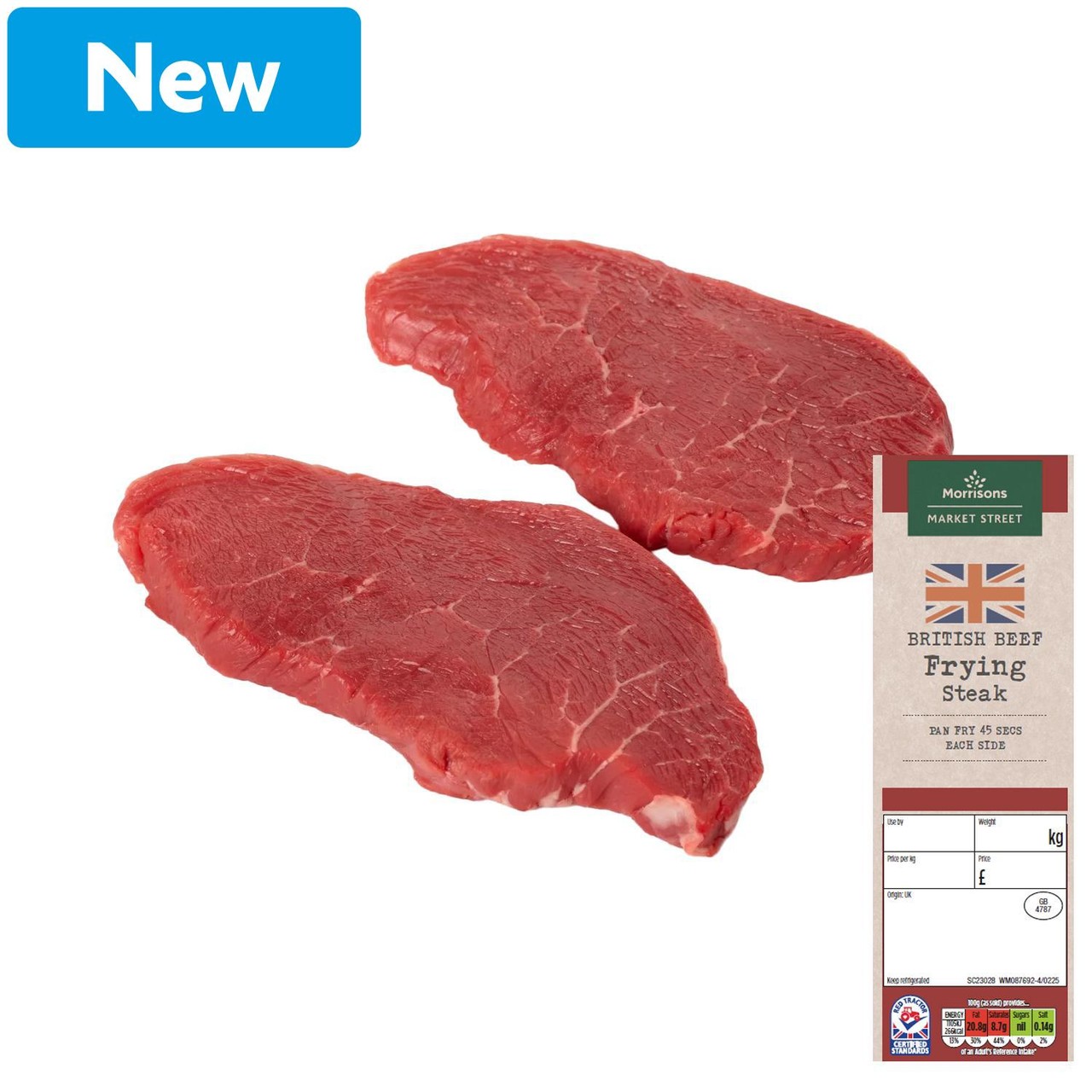 Morrisons Beef Frying Steaks