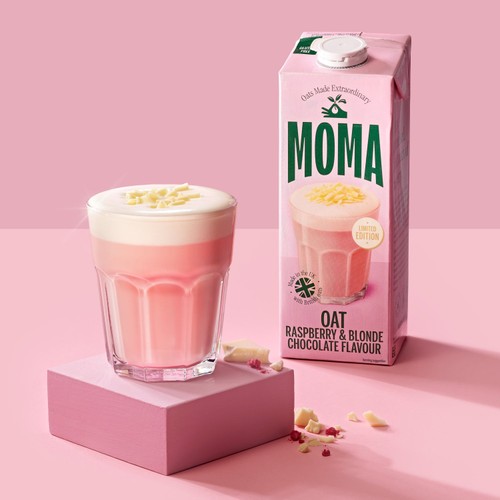 Moma Raspberry & Blonde Chocolate Oat Drink 1L