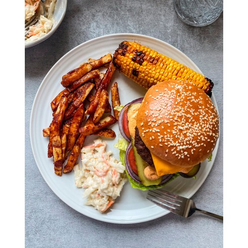 McCain Sticky Fries Skin On BBQ 400g