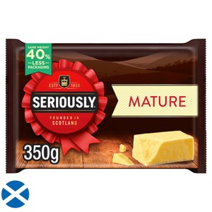 Seriously Creamy Scottish Mature Cheddar 350g