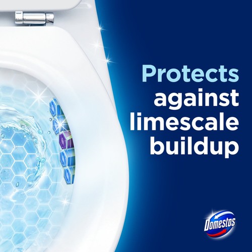 Domestos Power 5 Toilet Rim Block Ocean 2x 50g