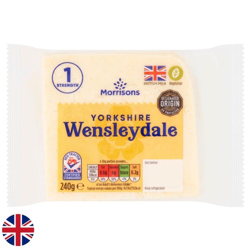 Morrisons British Wensleydale Cheese 240g