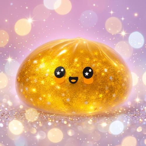 Crazy Fun Shimmering Starlight Edition Squishy Dumpling Toy