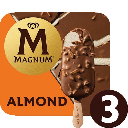 Magnum Almond Ice Cream Sticks 3 x 100ml