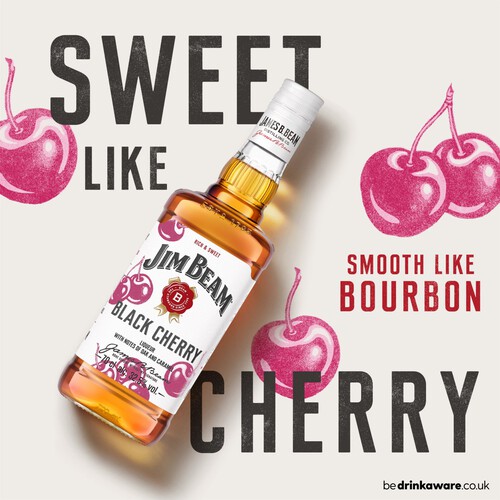 Jim Beam Red Stag Black Cherry Kentucky Bourbon Whiskey