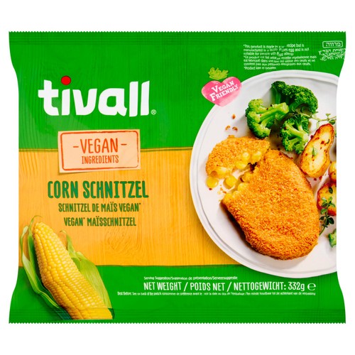 Tivall Vegan Corn Schnitzel   332g