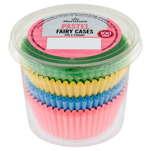 Morrisons Pastel Fairy Paper Cases