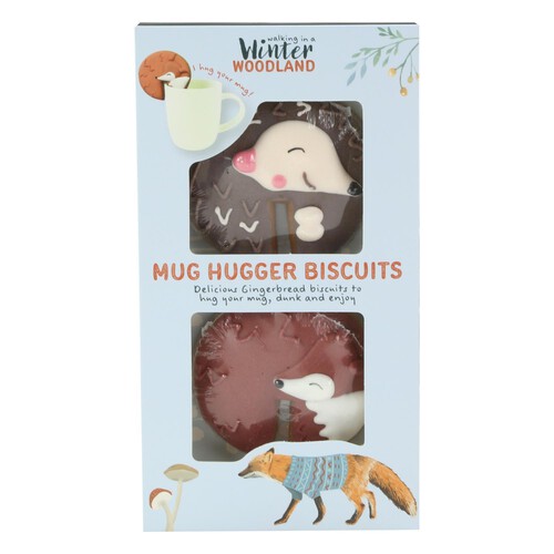 Winter Woodland Duo Iced Biscuit Mug Hugger