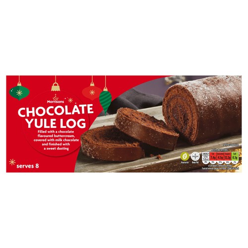 Morrisons Chocolate Yule Log  