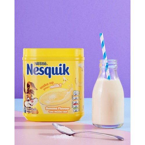 Nesquik Banana Flavoured Milkshake Powder 500g Tub