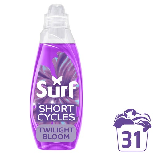 Surf Laundry Detergent Quick Wash Twilight Bloom 31 Washes 837ml
