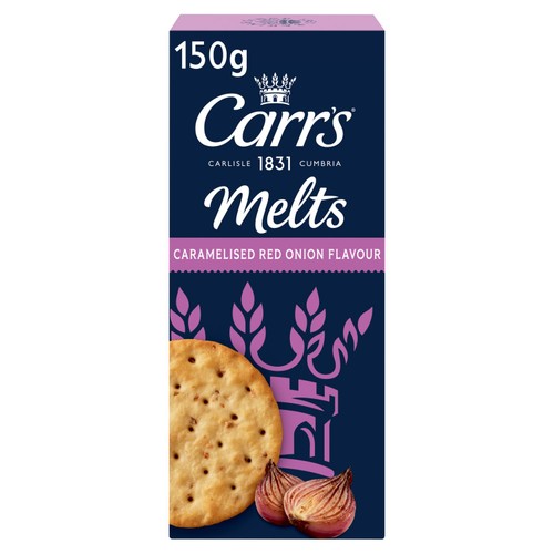 Carr's Melts Caramelised Red Onion Flavour Crackers 150g