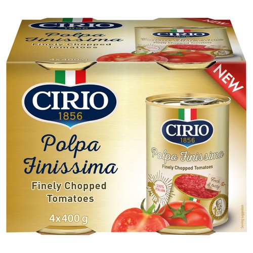 Cirio Polpa Finissima Finely Chopped Tomatoes 