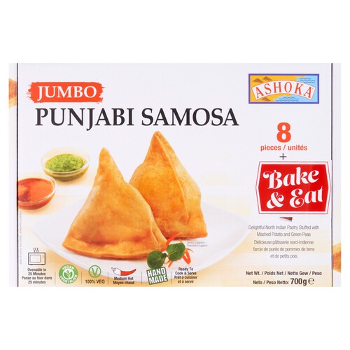 Ashoka Punjabi Samosa With Green And Khatti Meethi Chutney