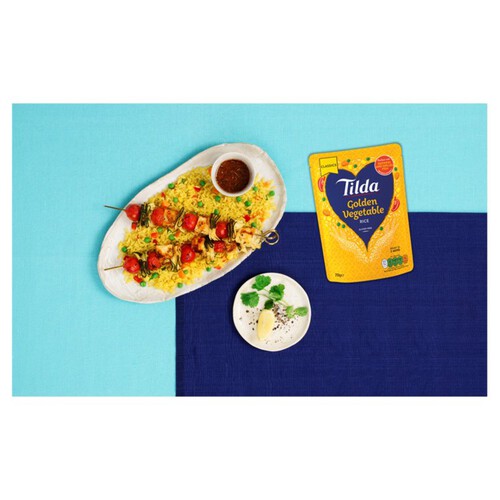 Tilda Microwave Golden Vegetable Long Grain Rice