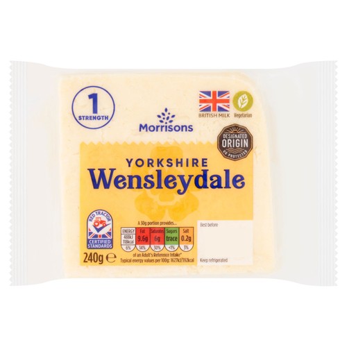 Morrisons British Wensleydale Cheese 240g