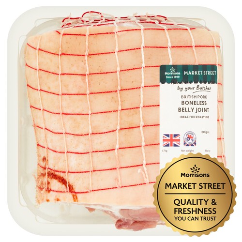 Market Street British Boneless Pork Belly Joint