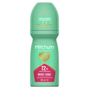 Mitchum Ultimate 72hr Roll On Bright Floral 100ml