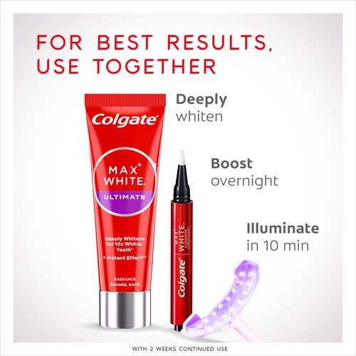 Colgate Max White Ultimate At Home LED Teeth Whitening Kit