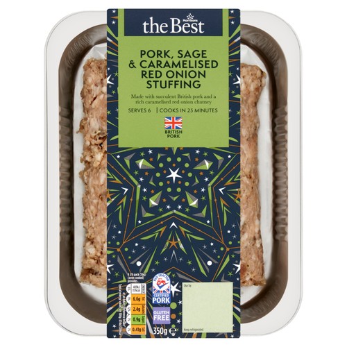 Morrisons The Best Pork Sage And Caramelised Red Onion Stuffing Slab 350g