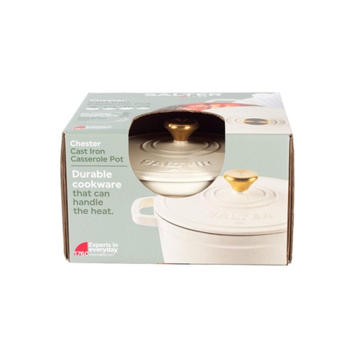 Salter Chester 24cm Cream Casserole Dish