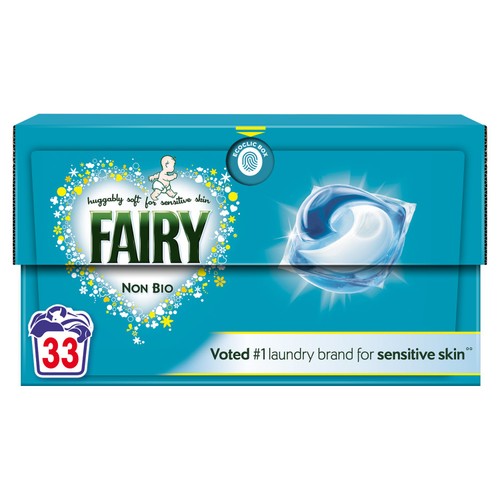 Fairy Non Bio For Sensitive Skin Washing Capsules 33 Pack