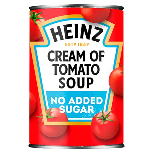 Heinz No Added Sugar Cream of Tomato Tinned Soup 400g