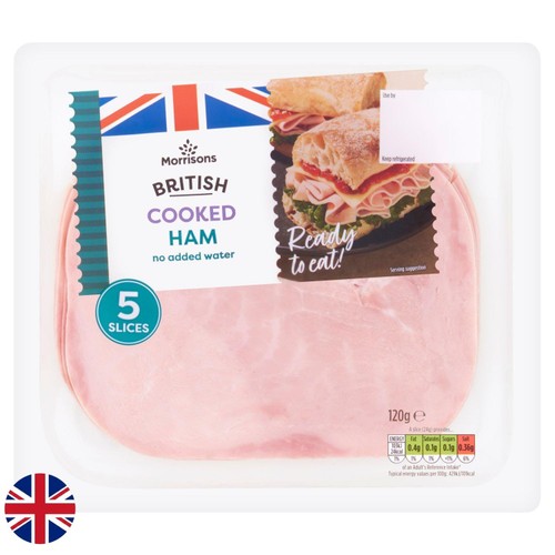 Morrisons British Cooked Ham  120g