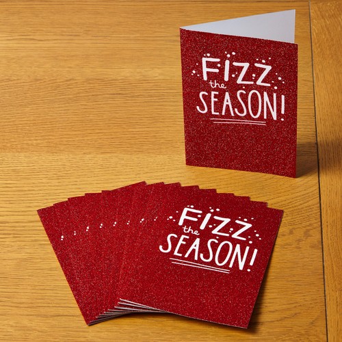 Morrisons Fizz The Season 10 Christmas Cards