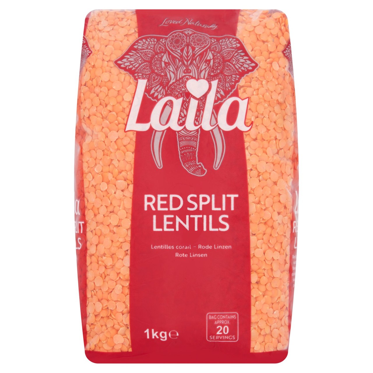 Laila Red Split Lentils
