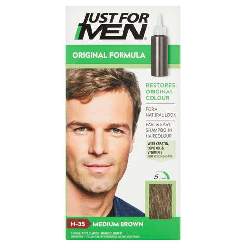 Just for Men for Natural Medium Brown Hair Colour