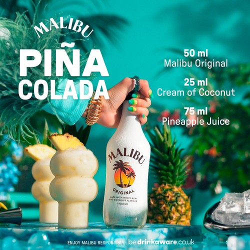 Malibu Original White Rum with Coconut Flavour