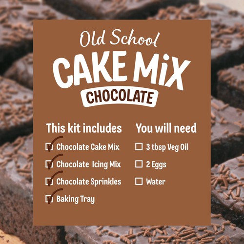 Dr. Oetker Chocolate Old School Tray Bake