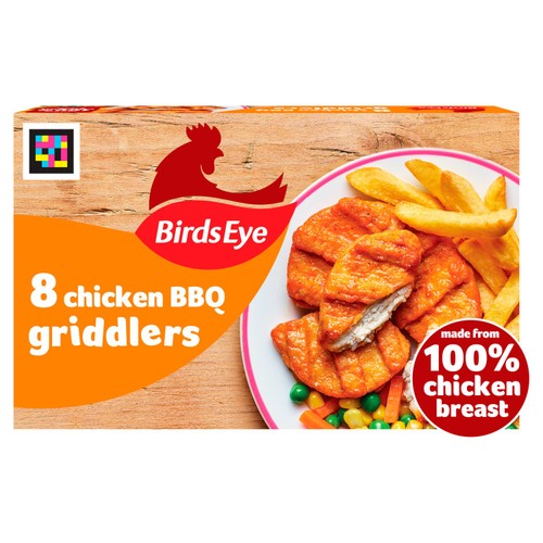 Birds Eye 8 Chicken BBQ Griddlers 204g
