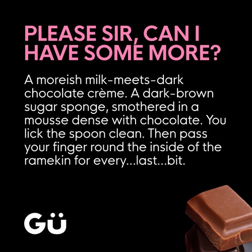 Gu Chocolate Fudge Cake Pots 2 x 68g