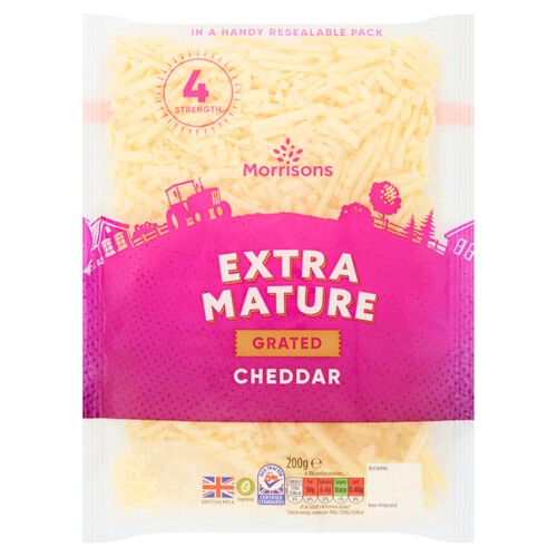 Morrisons Extra Mature Grated Cheese