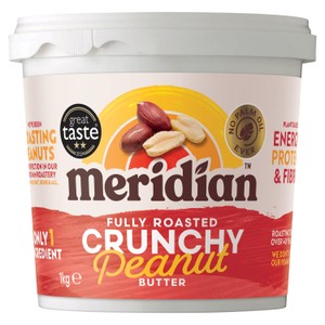Meridian Crunchy Peanut Butter 100% Nuts