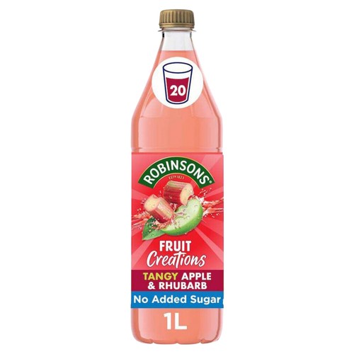 Robinsons Fruit Creations Apple & Rhubarb 1L